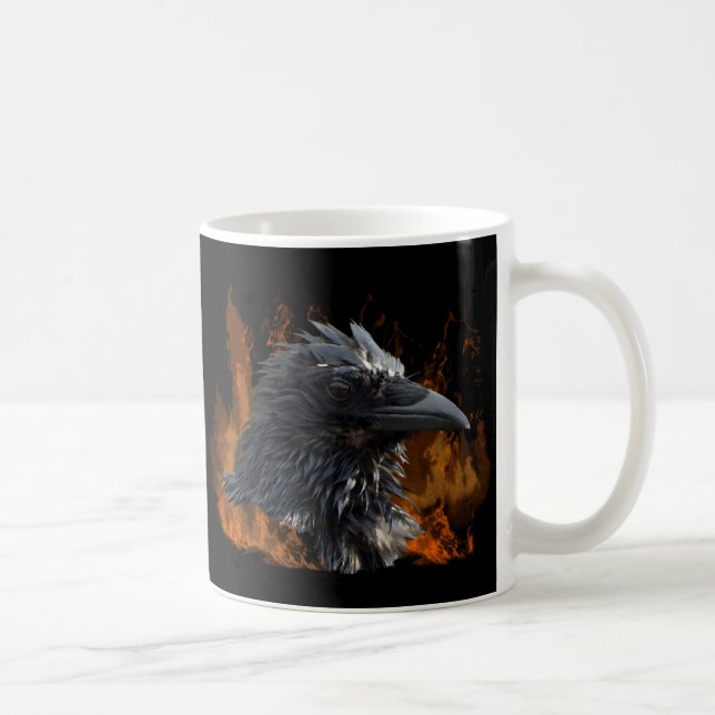 "Das Raven Fire"-Geschenke Tasse (Rechts)