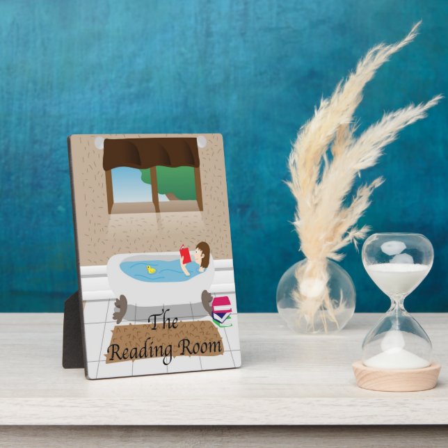 Das Reading Room Badezimmer Fotoplatte (Seite)