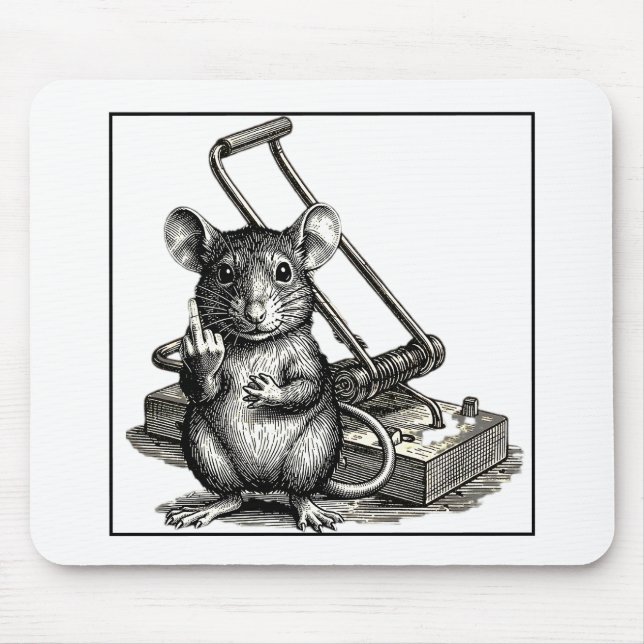 DAS REBELLISCHE NAGETIER MOUSEPAD (Vorne)