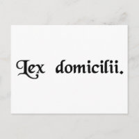 Das Recht des Zuhause-Landes einer Person.