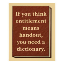 Das Recht ist kein Handout