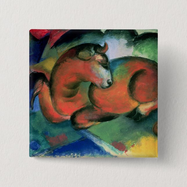 Das Red Bull, 1912 Button (Vorderseite)