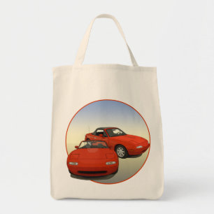 Das Red Sports Car der Avenue Art Tragetasche