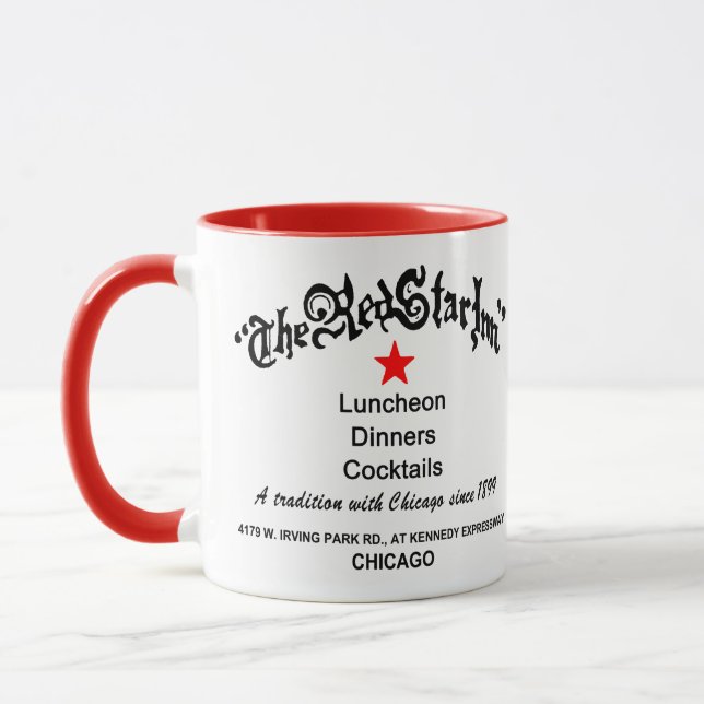 Das Red Star Inn Restaurant, Chicago, IL Tasse (Links)