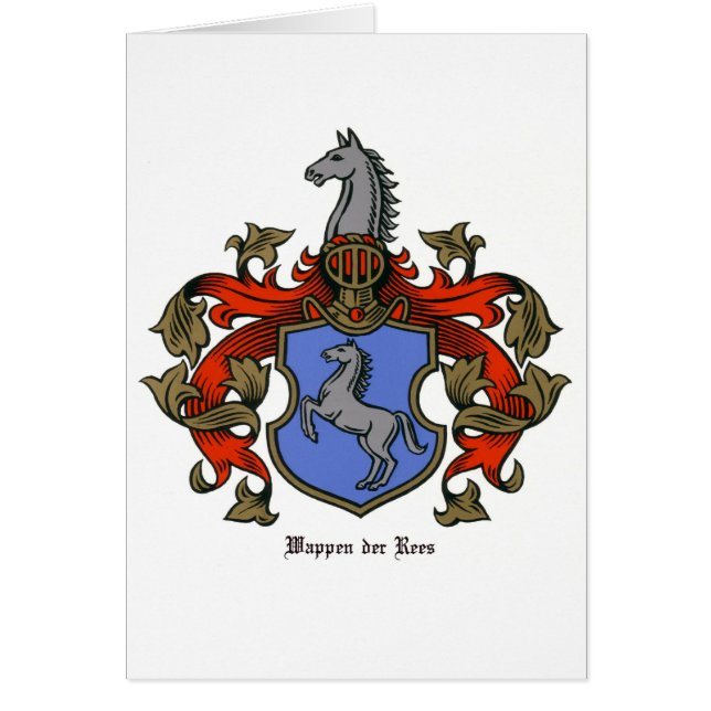 Das Rees Wappen (Vorne)