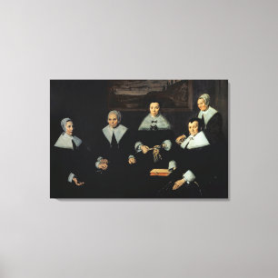 Das Regentesses des Almhouse der alten Männer, Leinwanddruck
