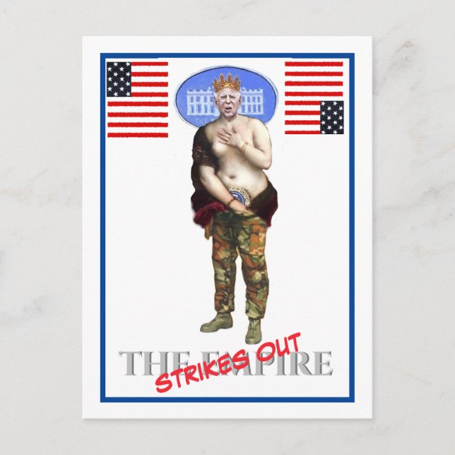 Das Reich bricht die Postkarte aus (Vorderseite)