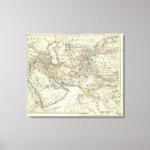 Das Reich des Kalifs an seinem größten - Ost Leinwanddruck