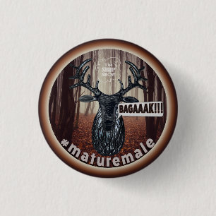 Das reife Männchen Button