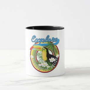 Das Reiselogo von Placencia Belize entdecken Tasse