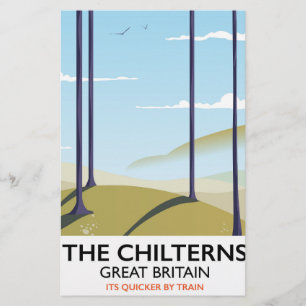Das Reiseplakat "Chilterns Great Britain" Briefpapier