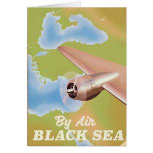 Das Reiseplakat der Schwarzen See