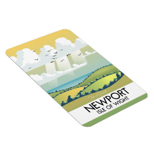 Das Reiseplakat von Newport Isle of Wight. Magnet