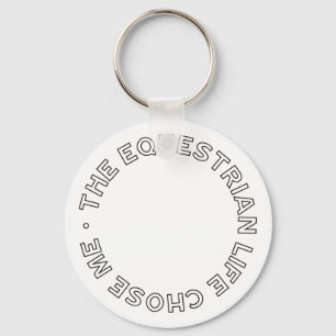 Das Reitleben entscheidet sich für den modernen Pf Schlüsselanhänger