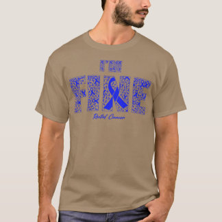 Das rektale Krebsbewusstsein in dieser Familie mit T-Shirt