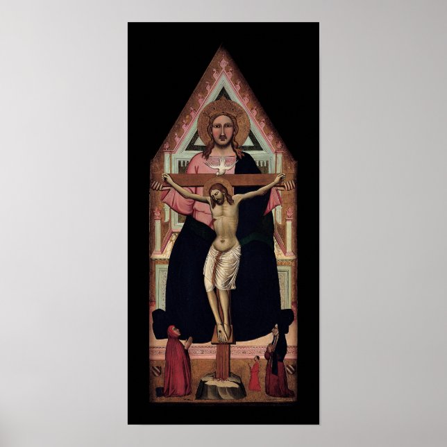 Das religiöse Kunstposter "Die Dreiheit" Poster (Vorne)