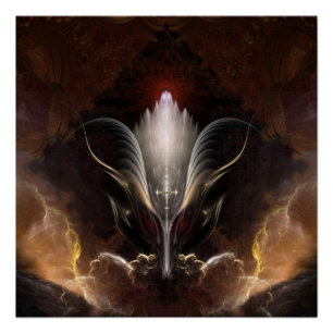 Das Renidron Fraktal Art Perfect Poster