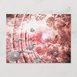 Das Rennen um das Leben Postkarte