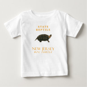 Das Reptil der Bog-Schildkröte in New Jersey Baby T-shirt