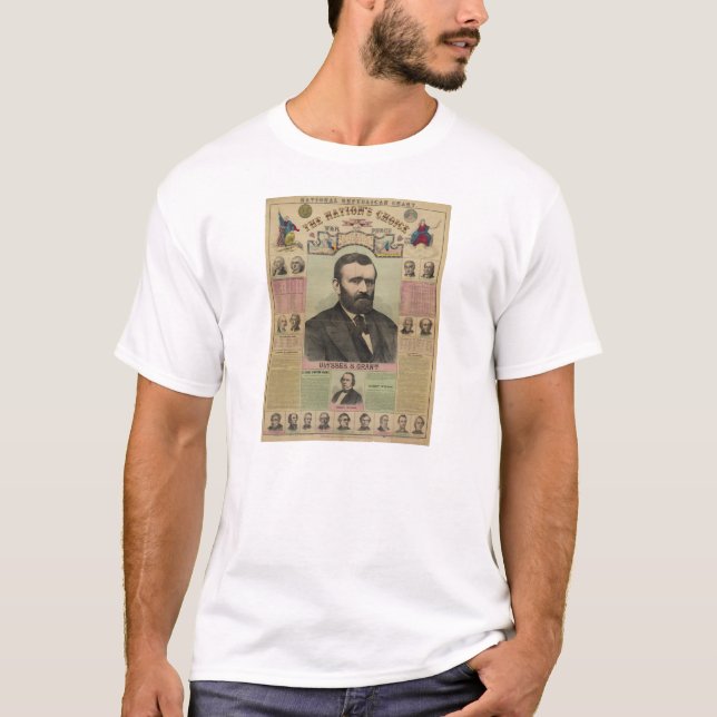 Das republikanische Diagramm Ulysses S. Grant T-Shirt (Vorderseite)