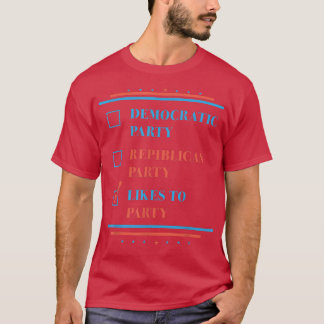 Das republikanische Party des demokratischen Party T-Shirt