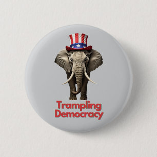 Das republikanische Party Elephant trampelt die De Button