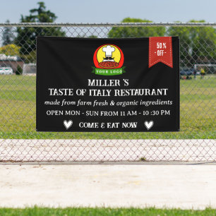 Das Restaurant "Black Custom" Café Bar & Grill Banner