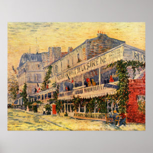 Das Restaurant de la Sirene van Gogh Poster