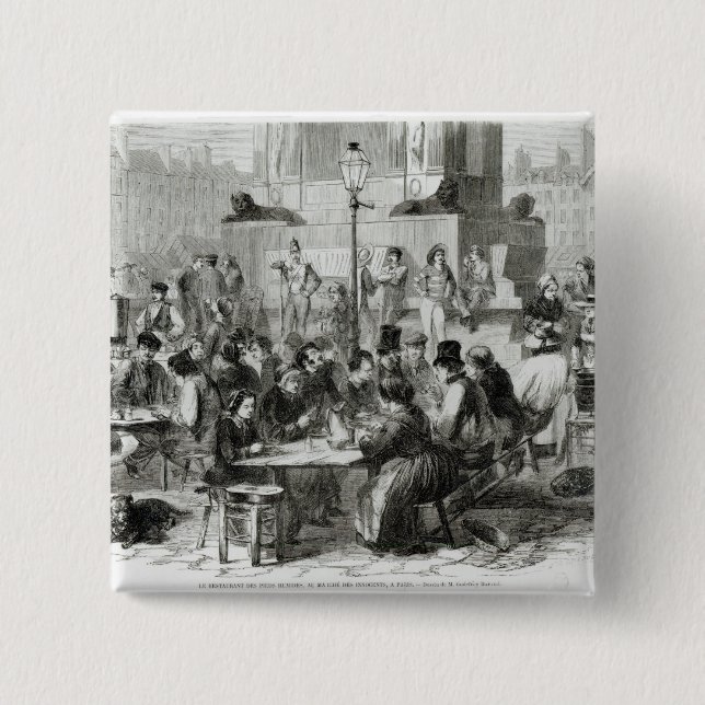 Das Restaurant der nassen Füße Button (Vorderseite)