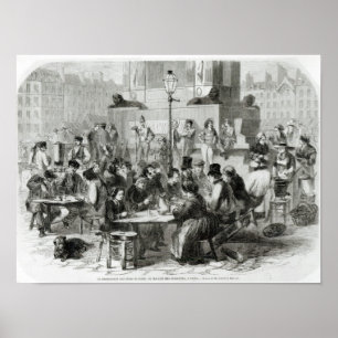 Das Restaurant der nassen Füße Poster