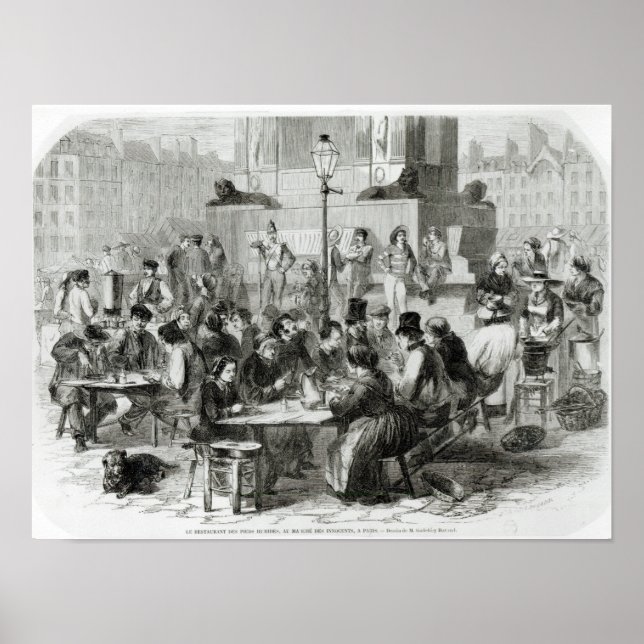 Das Restaurant mit nassen Füßen Poster (Vorne)