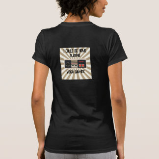 Das Retro-Design der Frau für den schwarzen T - Sh T-Shirt