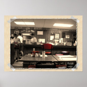 Das Retro Diner Poster