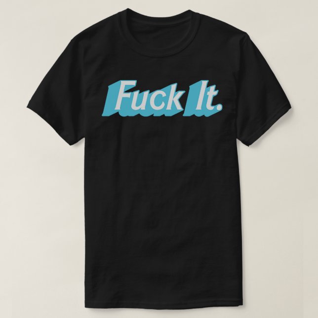 Das Retro-Typografie-Design T-Shirt (Design vorne)