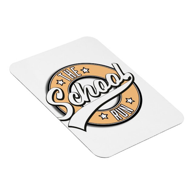 Das Retrologo für den Schulallauf Magnet (Rechte Seite)