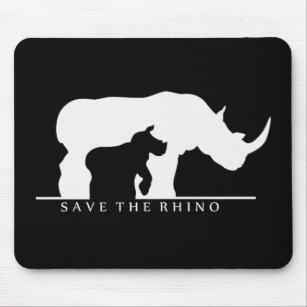 Das Rhino gerettet Mousepad