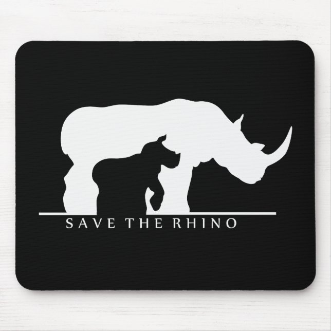 Das Rhino gerettet Mousepad (Vorne)