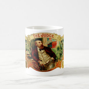 Das Richter Vintage-Zigarrenkistenetikett Tasse