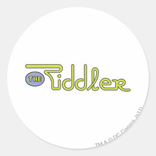Das Riddler-Logo Grün Runder Aufkleber