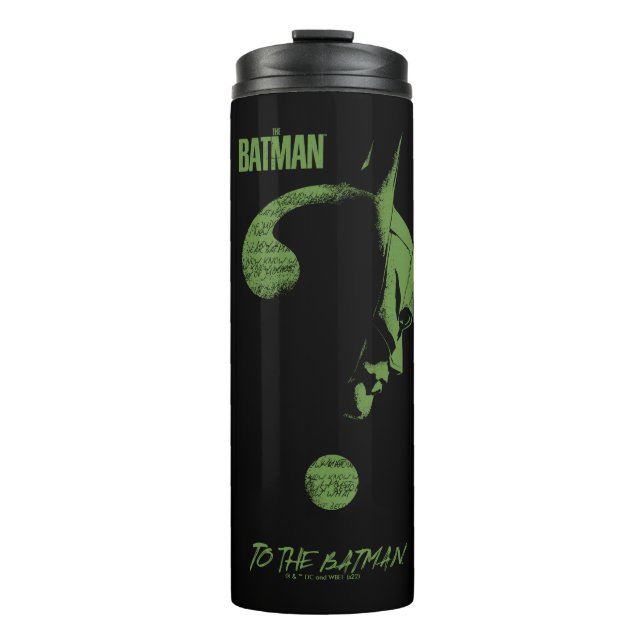 Das Riddler "To the Batman" Fragezeichen Thermosbecher (Vorderseite)