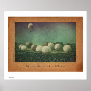 Das Riesenpuff-Ball-Rennen Poster