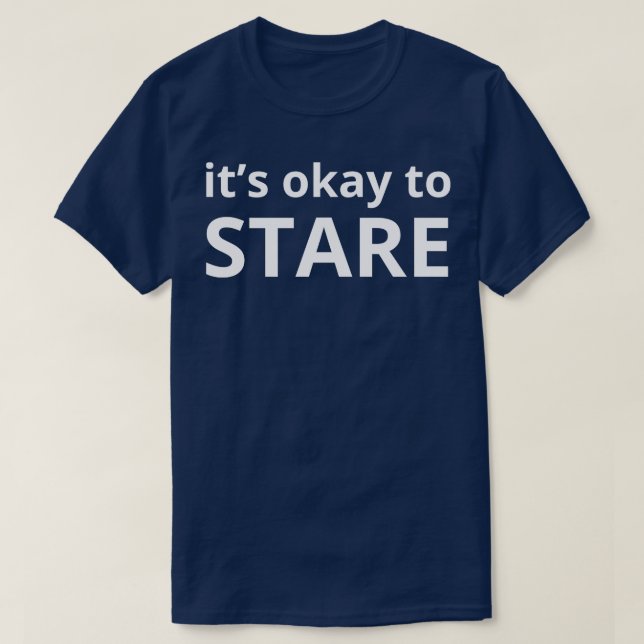das Risiko zu starren T-Shirt (Design vorne)