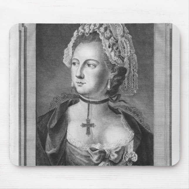 Das Ritter d'Eon, gekleidet als Frau Mousepad (Vorne)