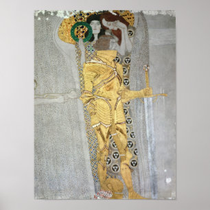 Das Ritterdetail des Beethoven-Frieses Poster