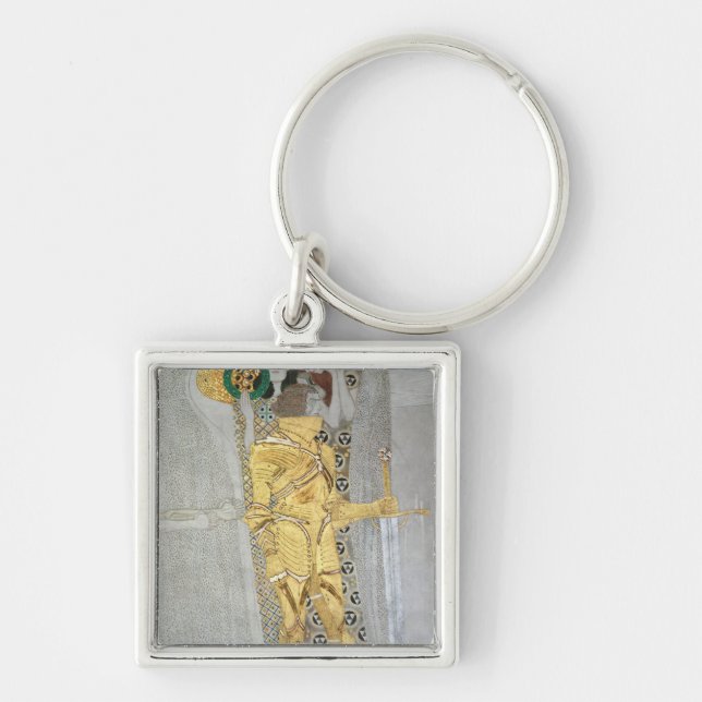 Das Ritterdetail des Beethoven-Frieses Schlüsselanhänger (Vorne)