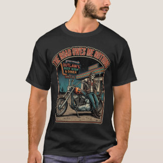 Das Road Owes Me Nothing Biker T-Shirt
