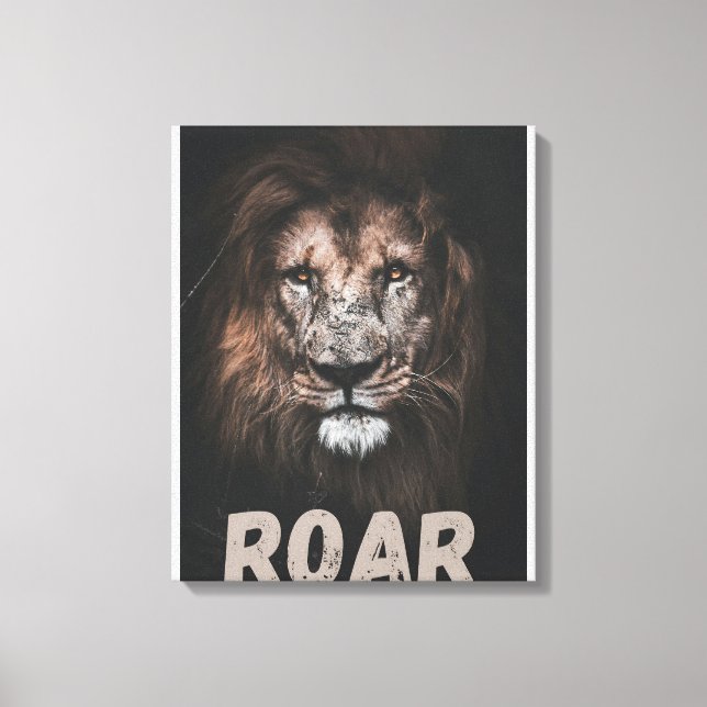 Das Roar des Powers Leinwanddruck (Vorderseite)