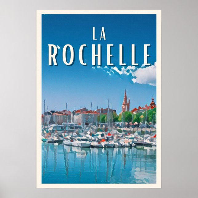 Das Rochelle Foto von Vintage Poster (Vorne)