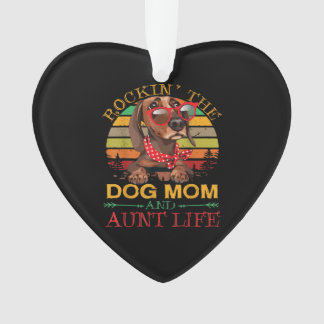 Das Rocken der Hunde Mama Tante Lebensgeschenk für Ornament