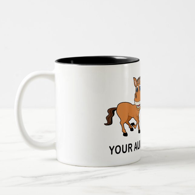 Das Rocken der Hunde Mama Tante Lebensgeschenk für Zweifarbige Tasse (Links)
